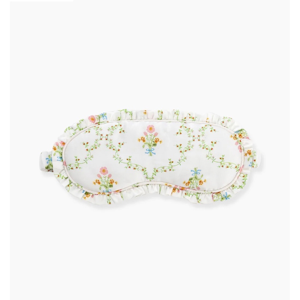 Hill House Pastel Trellis Sleep Mask - Picture 3 of 3